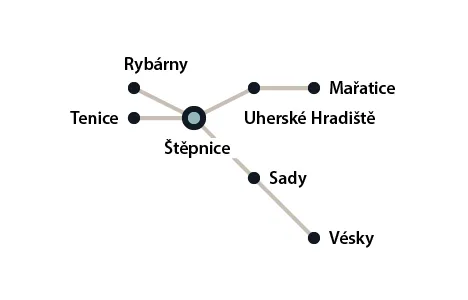 Rozvoz Štěpnice mapa